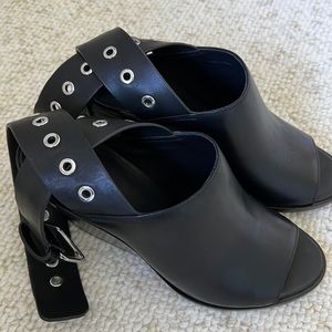 AllSaints black leather shoes